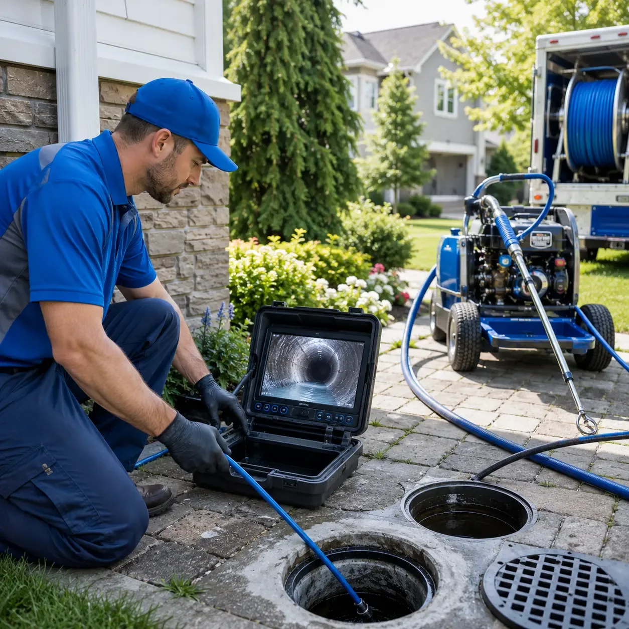 Outdoor drain cleaning professionals serving Sidney Center, NY